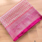 Pink Brocade Banarasi Silk Saree