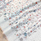 Light Blue Multicolor Thread Work Floral Jaal Design Embroidered Organza Saree