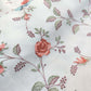 Light Blue Multicolor Thread Work Floral Jaal Design Embroidered Organza Saree