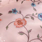 Light Pink Multicolor Thread Work Floral Jaal Design Embroidered Organza Saree