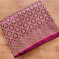 Deep Purple Mashru Silk Banarasi Saree