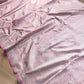 Pastel Pink Silver Zari Ektara Kadwa Hand Weaved Buta Banarasi Pure Katan Silk Saree