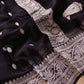 Black Pure Khaddi Chiffon Allover Silver Zari Buti Handloom Banarasi Saree