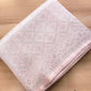 Nude Pink Brocade Silver Zari Weaved Banarasi Mashru Silk Saree