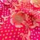 Red Double Shaded Bandhani Weaved Meenakari Banarasi Pure Georgette Saree