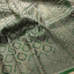 Nature's Grace Green Mashru Silk Banarasi Saree