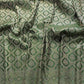 Nature's Grace Green Mashru Silk Banarasi Saree
