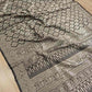 Black Mashru Silk Banarasi Saree