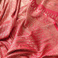 Reddish Pink Mashru Silk Banarasi Saree