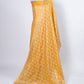 Yellow Gold Resham Weaved Banarasi Cotton Silk Unstitched Suit Set