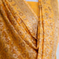 Yellow Gold Resham Weaved Banarasi Cotton Silk Unstitched Suit Set