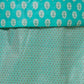 Turquoise Blue Resham Weaved Banarasi Cotton Silk Unstitched Suit Set