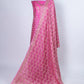 Gulabi Pink Resham Weaved Banarasi Cotton Silk Unstitched Suit Set