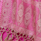 Gulabi Pink Resham Weaved Banarasi Cotton Silk Unstitched Suit Set