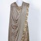 Light Brown Jamewar Weaved Banarasi Mashru Silk Silk Unstitched Suit Set