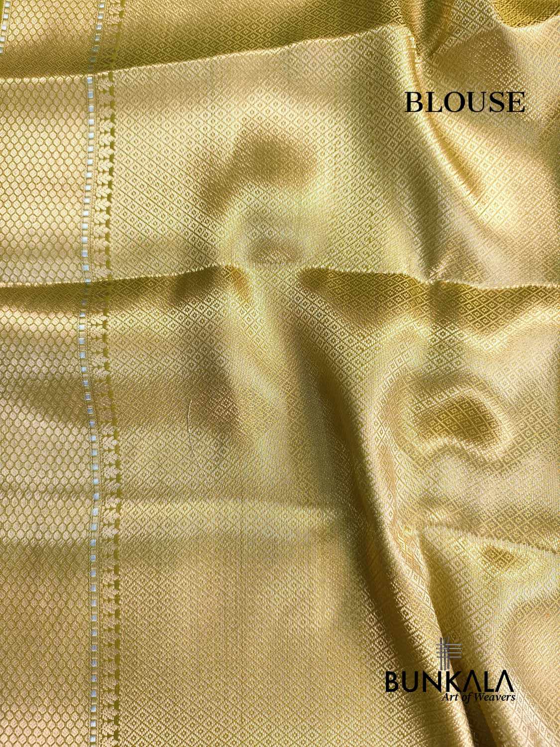 Lime Yellow Meena Floral Pure Banarasi Mango Silk Saree 