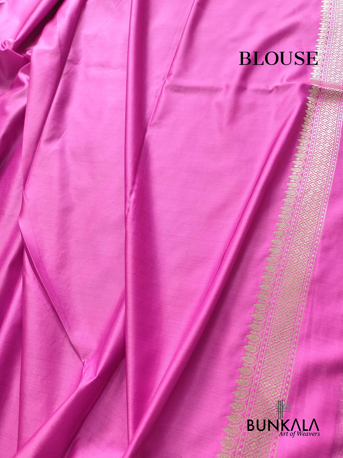 Rose Pink Meena Floral Jaal Weaved Banarasi Mashru Silk Saree