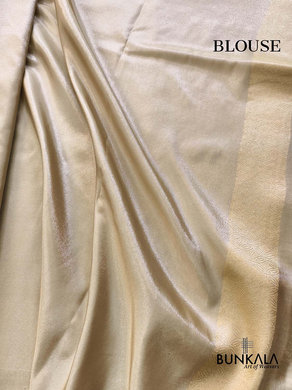 Silver Grey Leaf Buti Banarasi Tissue Silk Saree