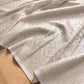 Sublime Sophistication Silver Grey Mashru Silk Banarasi Saree