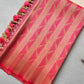 Pink Banarasi Silk Saree