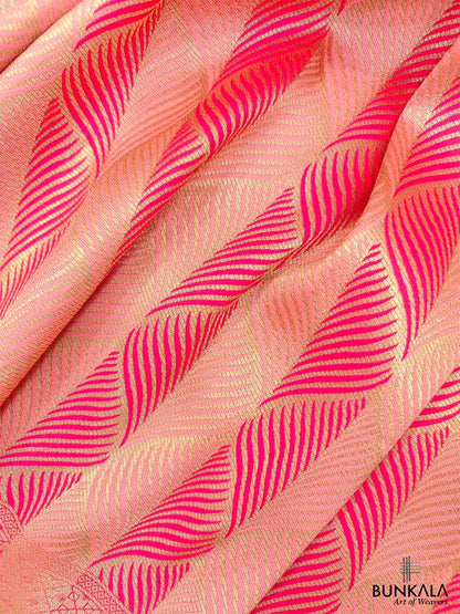 Pink Banarasi Silk Saree