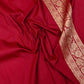 Maroon Bandhani Design Banarasi Silk Saree