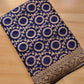 Blue Pure Khaddi Georgette Handloom Jaal Design Banarasi Saree