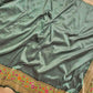 Green Pure Katan Silk Handloom Sona Rupa Meenakari Banarasi Saree