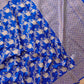 Blue Pure Katan Silk Handloom Sona Rupa Kadwa Jangla Banarasi Saree