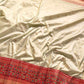 Classic Pastel Green Pure Katan Silk Handloom Allover Sona Rupa Buti Banarasi Saree with Contrast Meenakari Red Border
