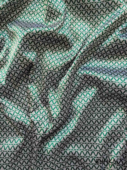 Exquisite Bottle Green Pure Katan Silk Handloom Sona Rupa Banarasi Saree with Meenakari Pallu