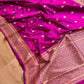 Subtle Charm Pink Pure Katan Silk Handloom Sona Rupa Allover Small Buti Banarasi Saree