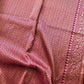 Subtle Charm Pink Pure Katan Silk Handloom Sona Rupa Allover Small Buti Banarasi Saree